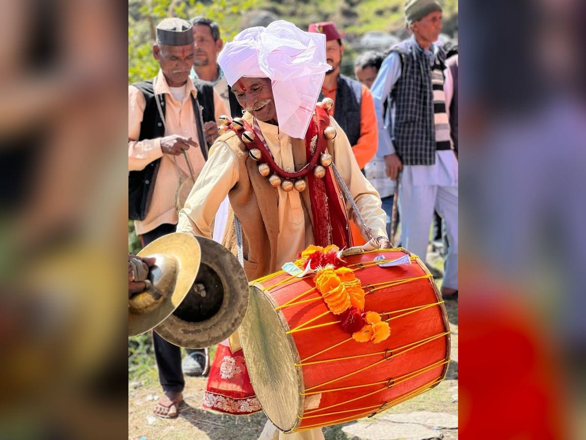 Dhol player — traditional Kumaoni music, craft and culture