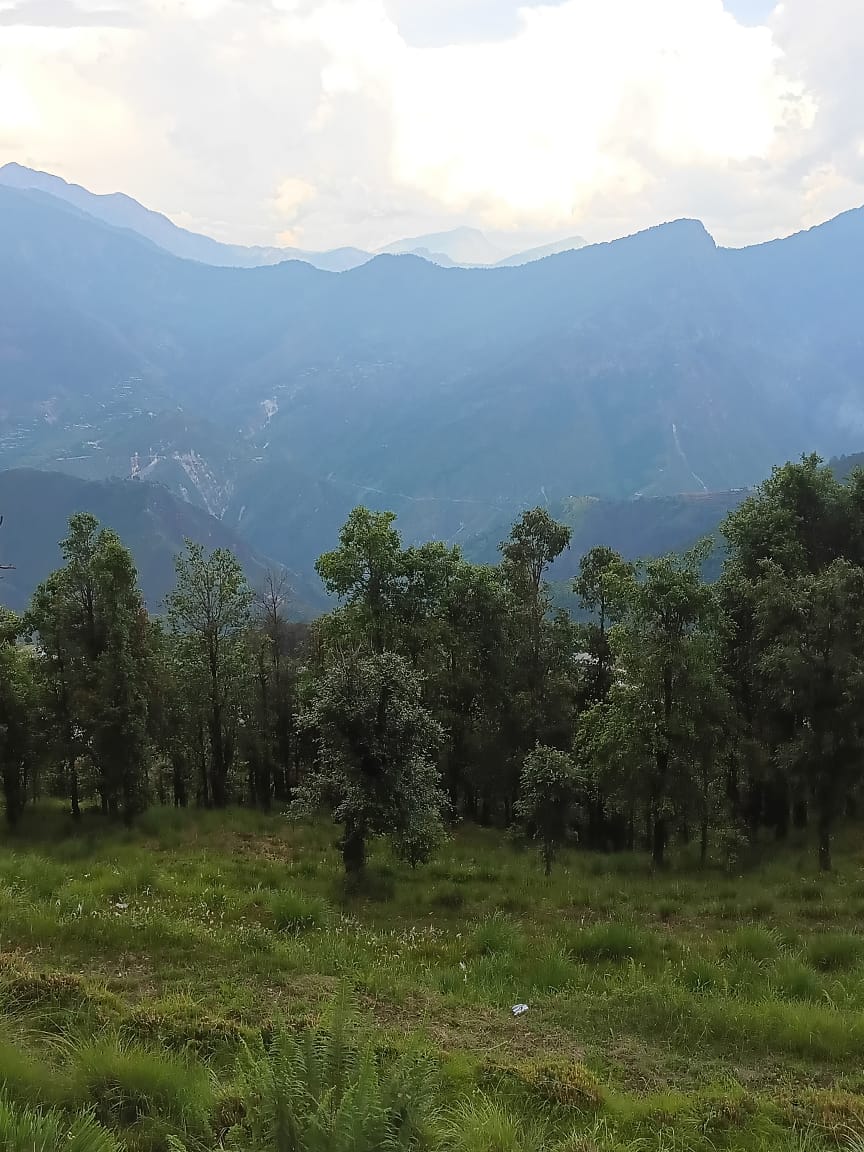 Snow peaks above Liti, Shama, Kapkot, Bageshwar